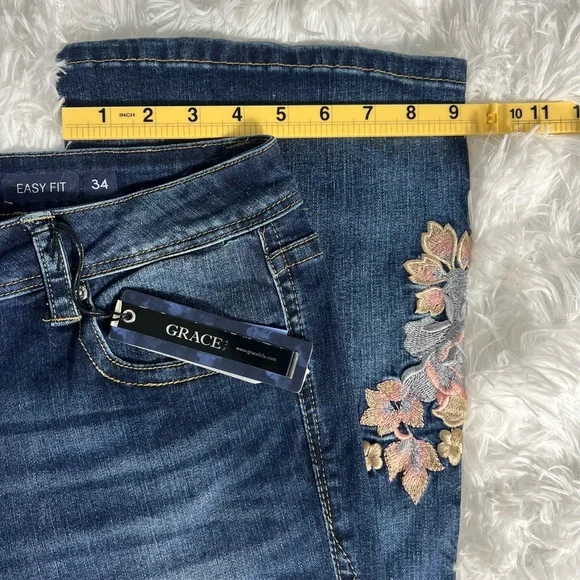 Grace in LA Easy Fit Bootcut Jeans - Picture 8 of 10